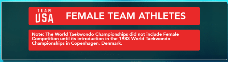 1975 WORLD CHAMPIONSHIPS FEMALE TEAM